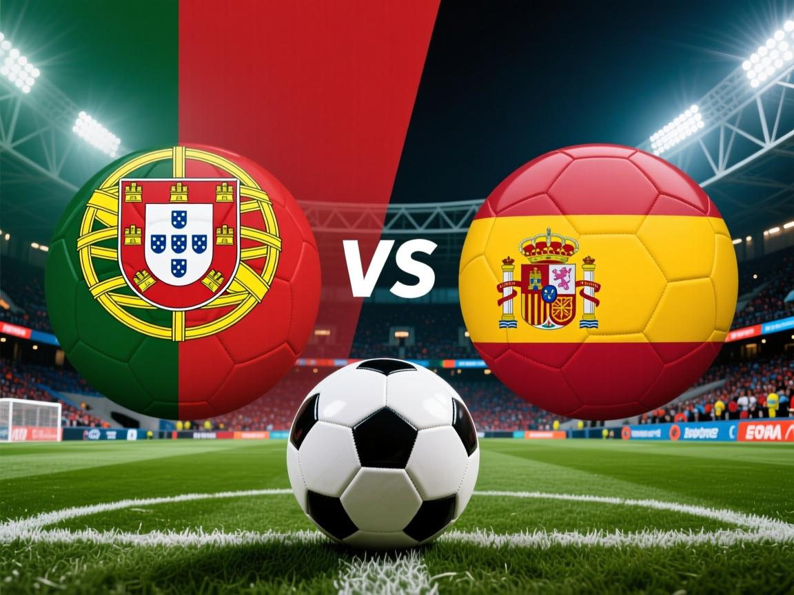 葡萄牙战平西班牙,欧预赛榜首争霸搁浅 第1张