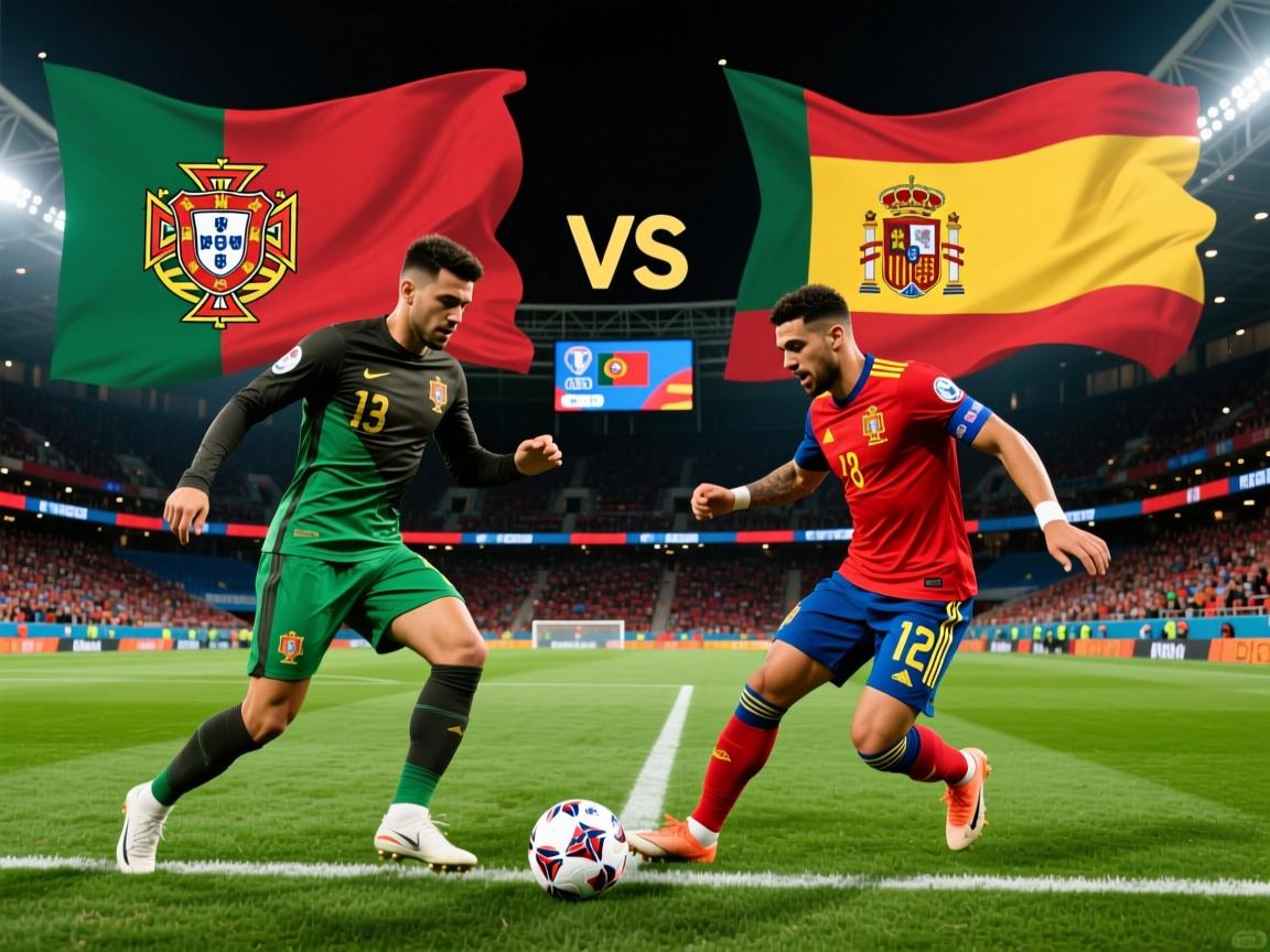 葡萄牙战平西班牙,欧预赛榜首争霸搁浅 第2张